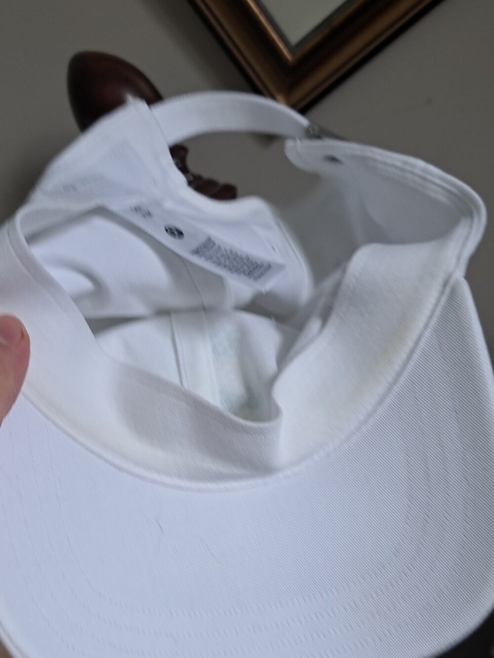lululemon White S/M Athletic Cap with Logo (No Longer Sold Online) - Picture 7 of 10